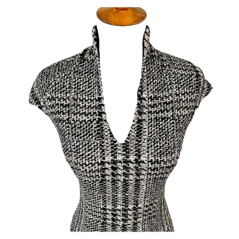 Alexia Admor Black and White Midi Dress - Picture 3 of 6